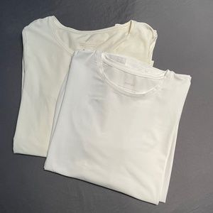 J. Jill Pure Jill Stretch Cotton Crewneck Tees Bundle of 2 Size L